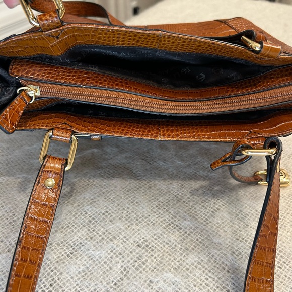 Etienne Aigner Embossed Leather Handbag - Picture 10 of 11